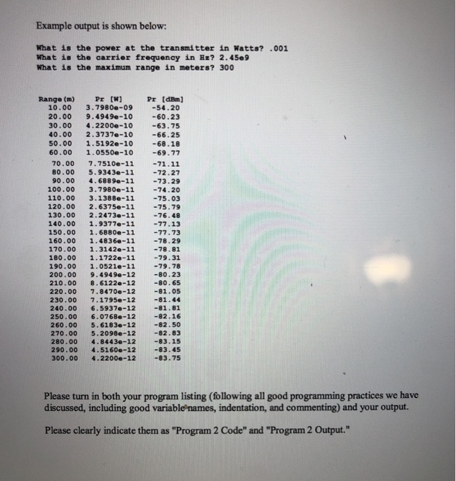 will calculate the received power in a wireless communication system using the