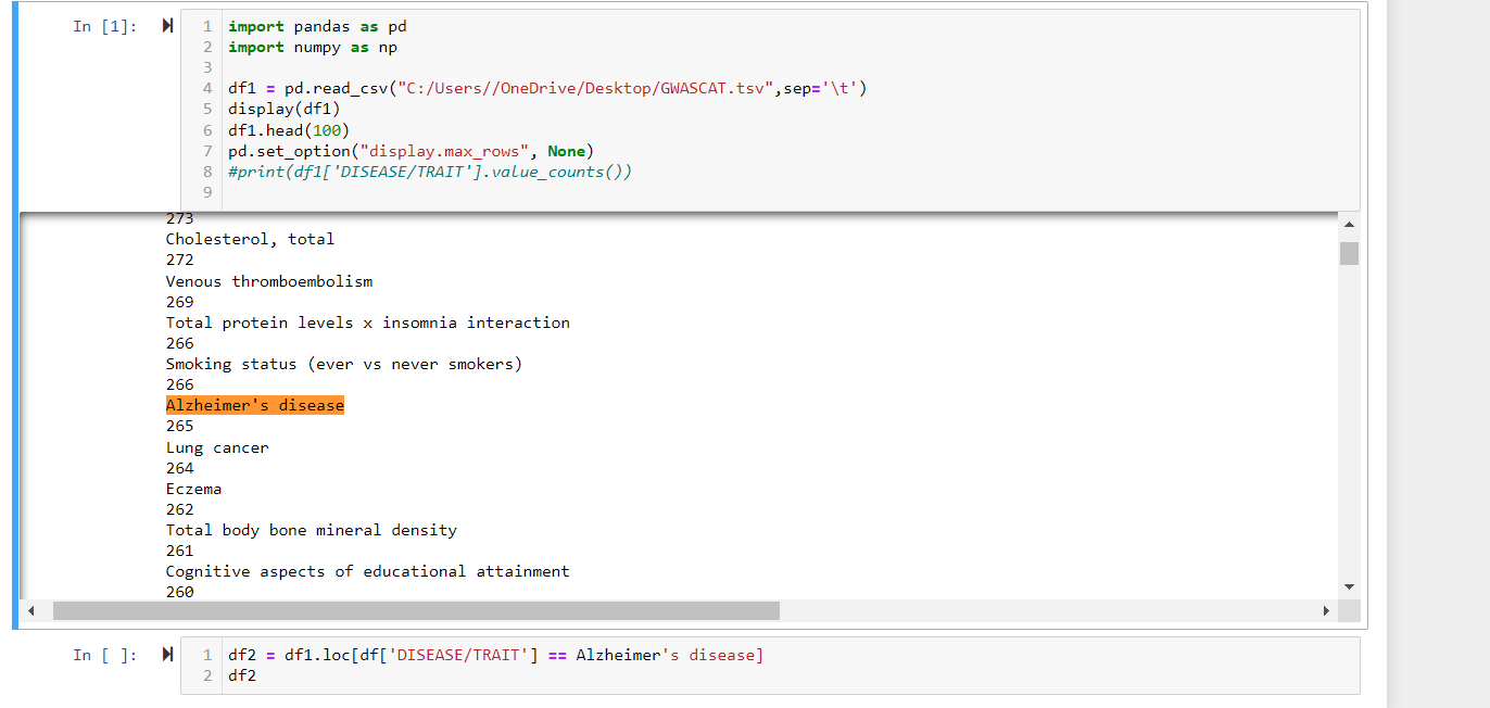 I am looking for help with dataframe manipulation. I currently have the