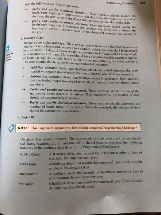  Write a program to accomplish Programming Challenge #5 Time Off &