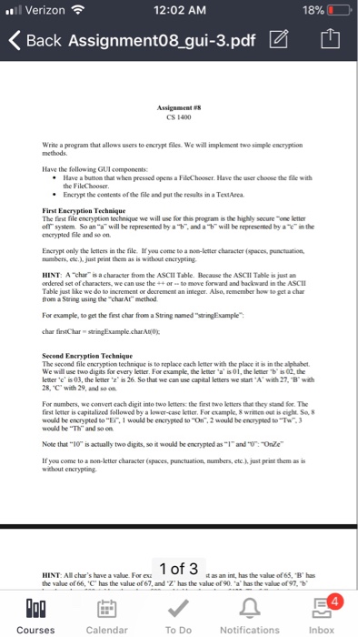  Hey everyone this is my assignment for computer science, it required