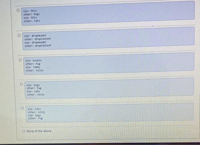 If you clicked on the word Dogs then clicked on the word