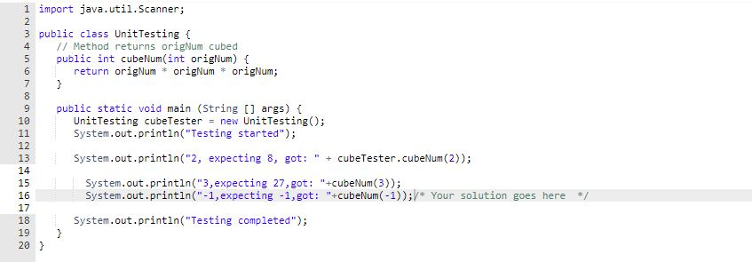  Hello is this for java, i put in the code but