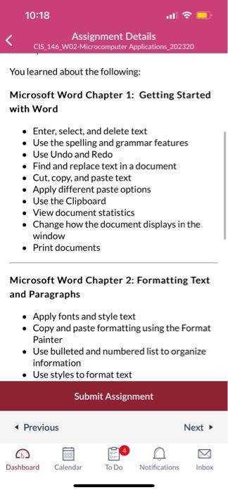  Microsoft Word Chapter 1: Getting Started with Word - Enter, select,