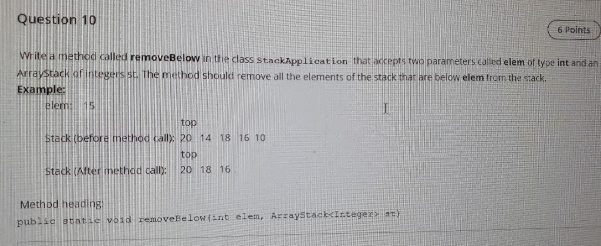  Solve with java, solve without main class, solve without testing Question