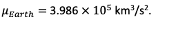 A position vector (in km) and a velocity vector (in km/s) in