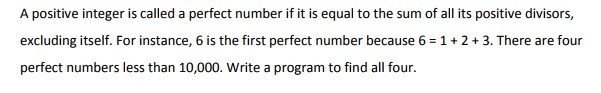 write a java program for the following question: A positive integer is