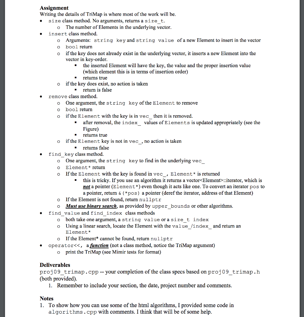using std::vector; #include using std::initializer_list; class Element{ private: string key_; size_t index_