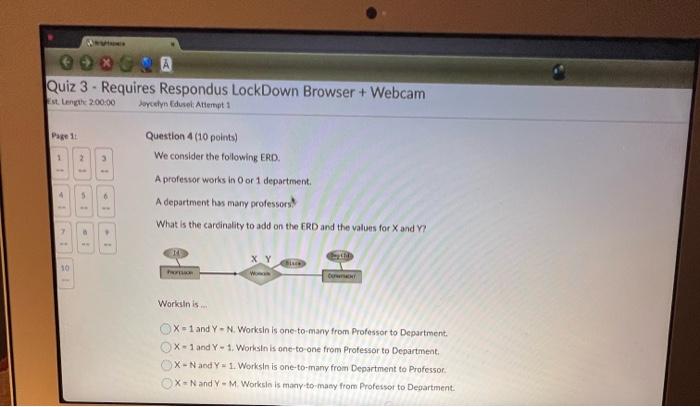 represents a telatlonihio type. True Fake Question 2 (10 points) On an