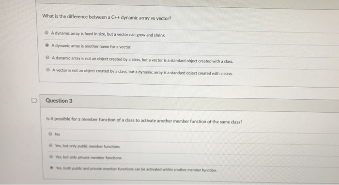  What is the difference between a C++ dynamic array vs vector?
