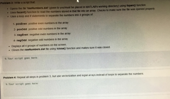  Please do in Matlab and write some comments . This two