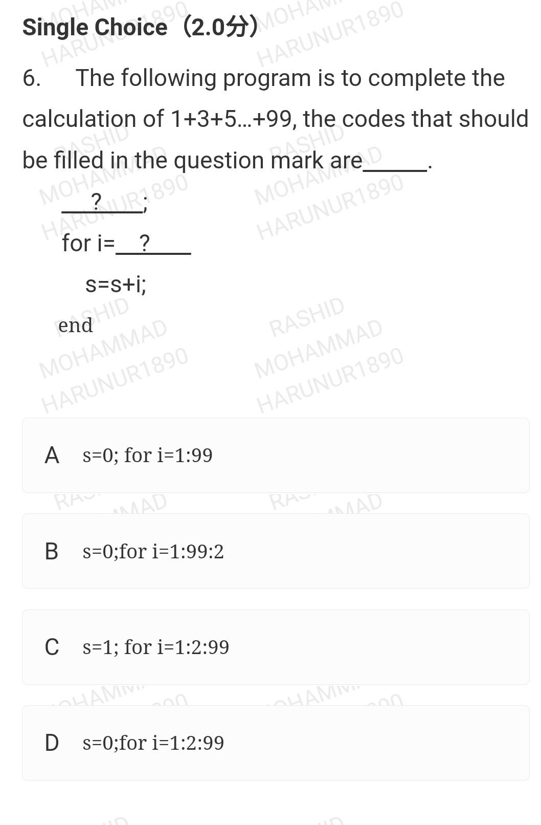 MOHAMMAD SUINUR1890 A clc SUID B cls HAKU, HARU C clear RAST