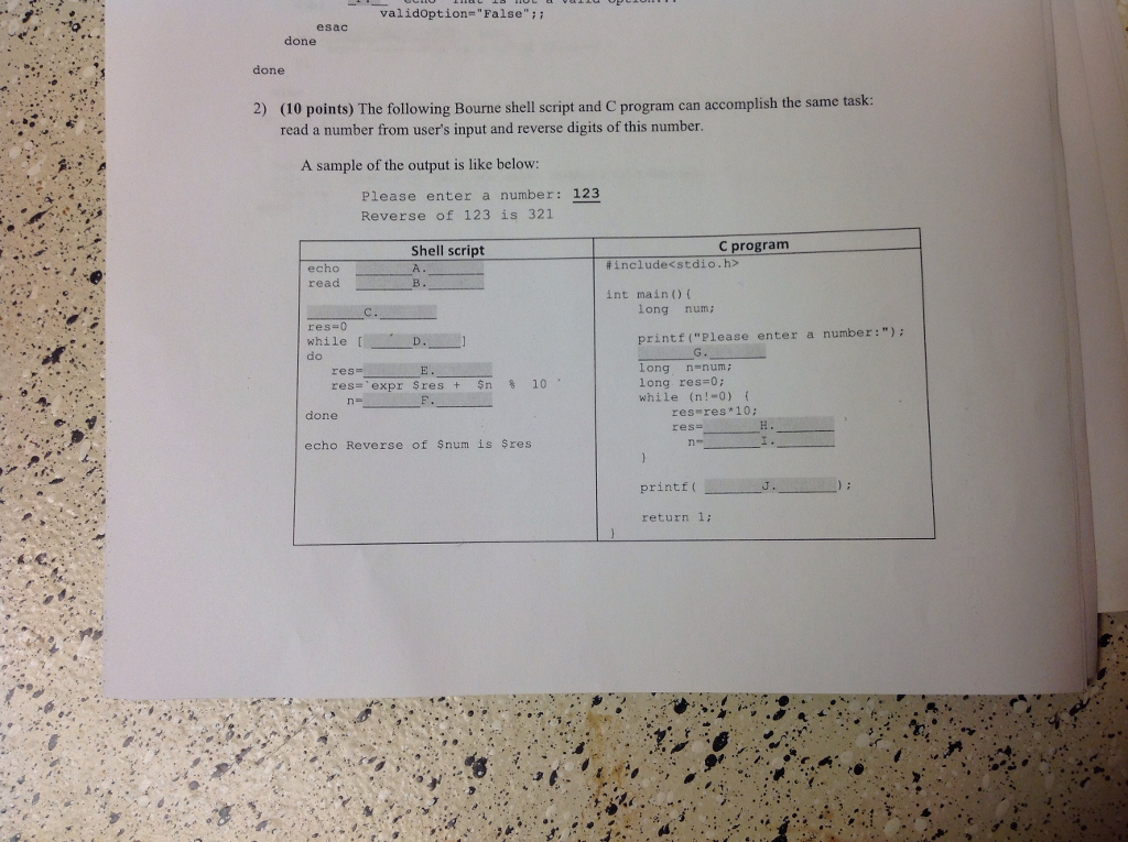  The following Bourne shell script and C program can accomplish the