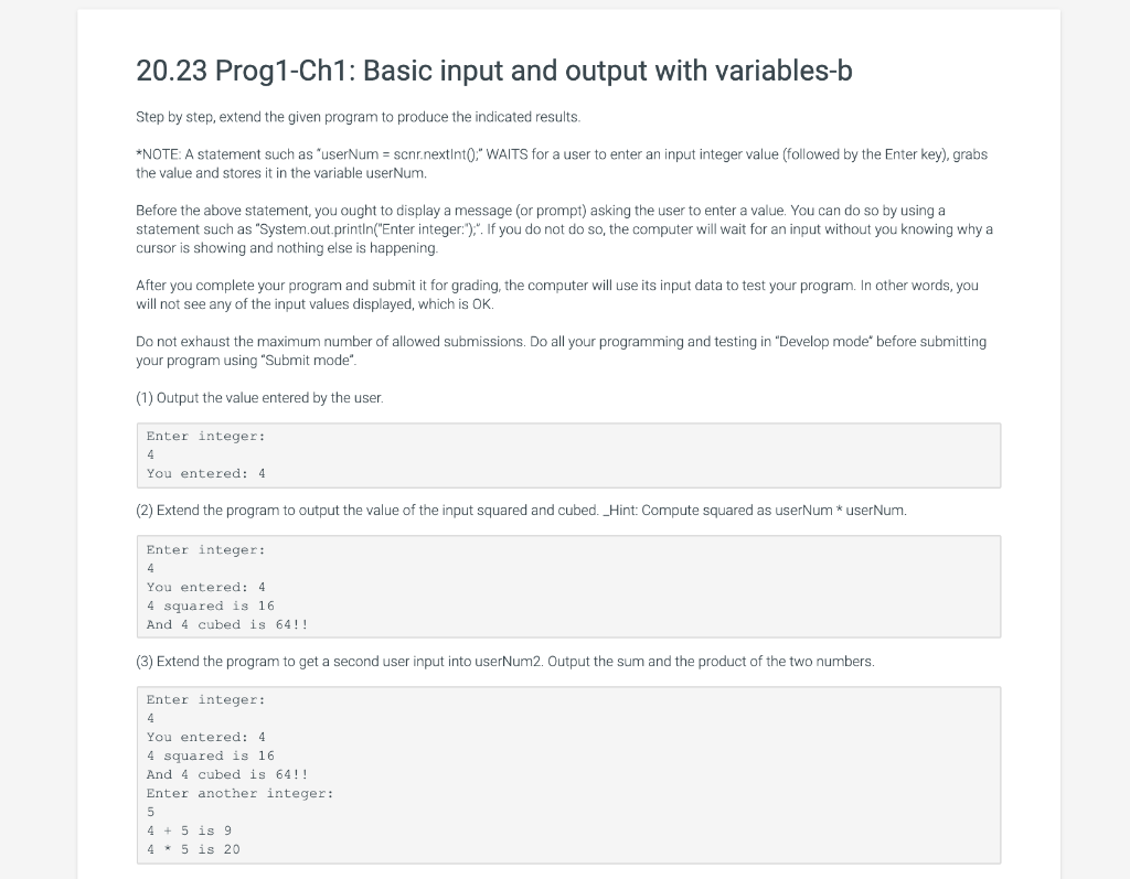0/100 Downloadable files OutputWithvars.java Download Output With Vars.java Load default template... 1