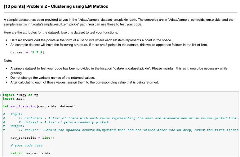 No dataset provided. Based on the question asked you should still