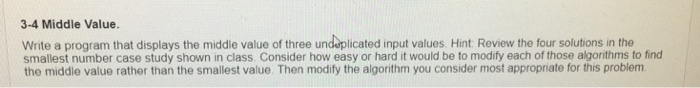  Plz write code in java. Plz don't use swap method. 3-4