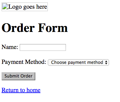 QUESTION 1 Write the HTML for achieving the results in the following