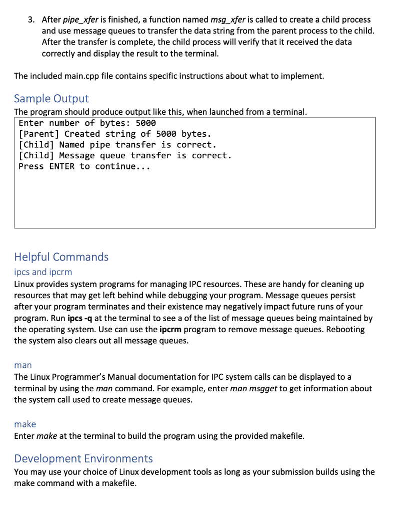 THE PROJECT QUESTIONS ARE IN THE FOLLOWING LINES OF THE MAIN FUNCTION: