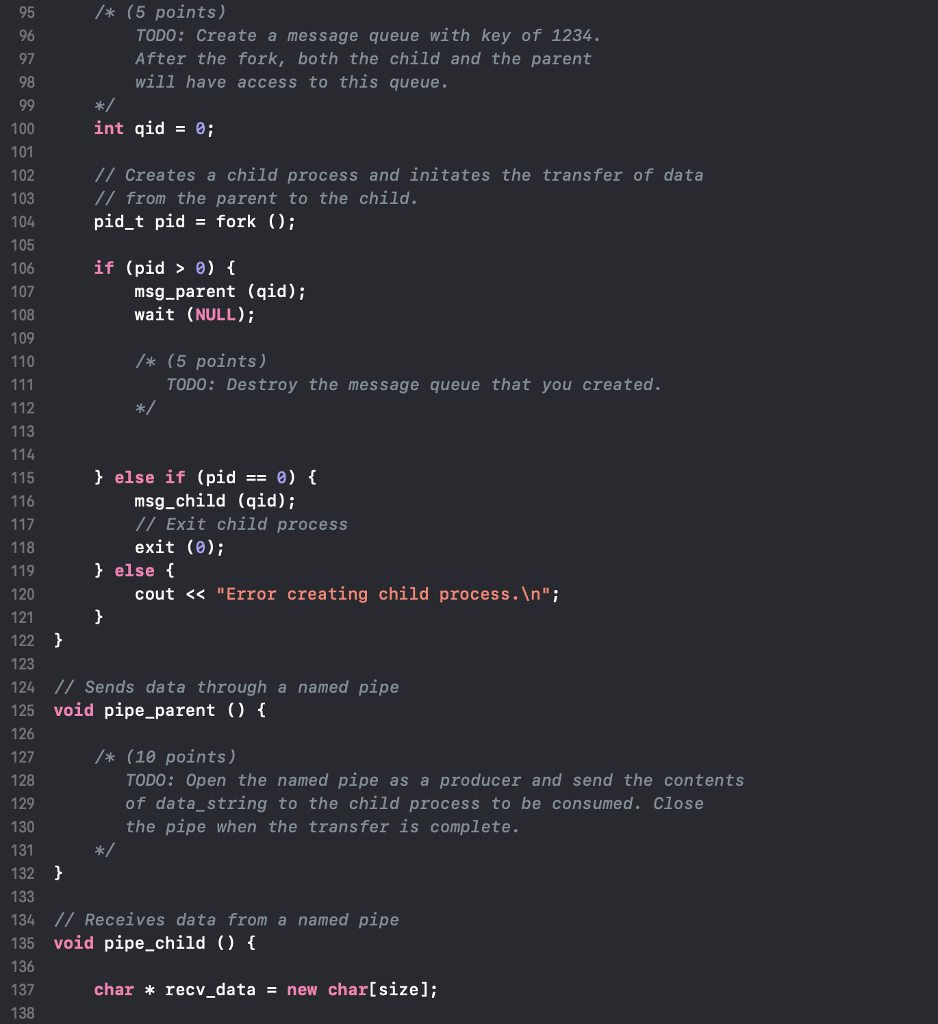 with some of the inter-process communication methods (IPC) operating systems provide. By
