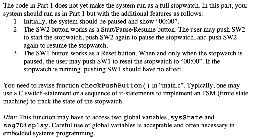  Main.c #include #include #include #include "launchpad.h" #include "seg7.h" #include "seg7digit.h" /*