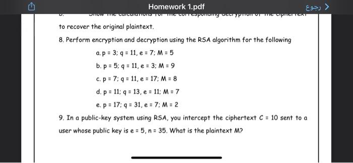 the public key of A and B and common secret key Homework