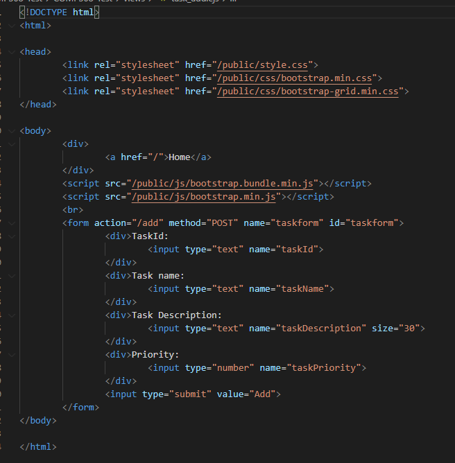 student id 3. Install necessary dependenies for the project 4. Start MongoDB