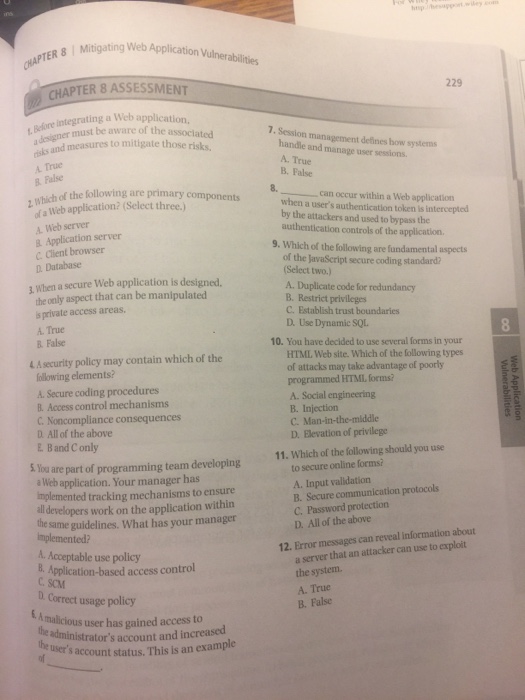  Internet security chapter 8 I accidentally did the wrong chapter, therefore