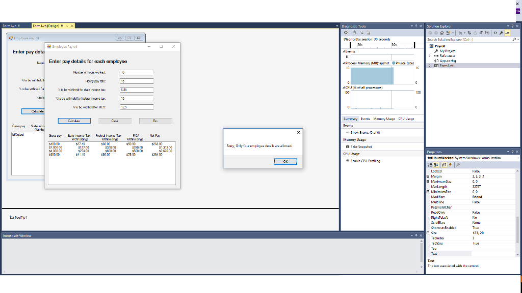 I created created this visual basic application and it seems to run