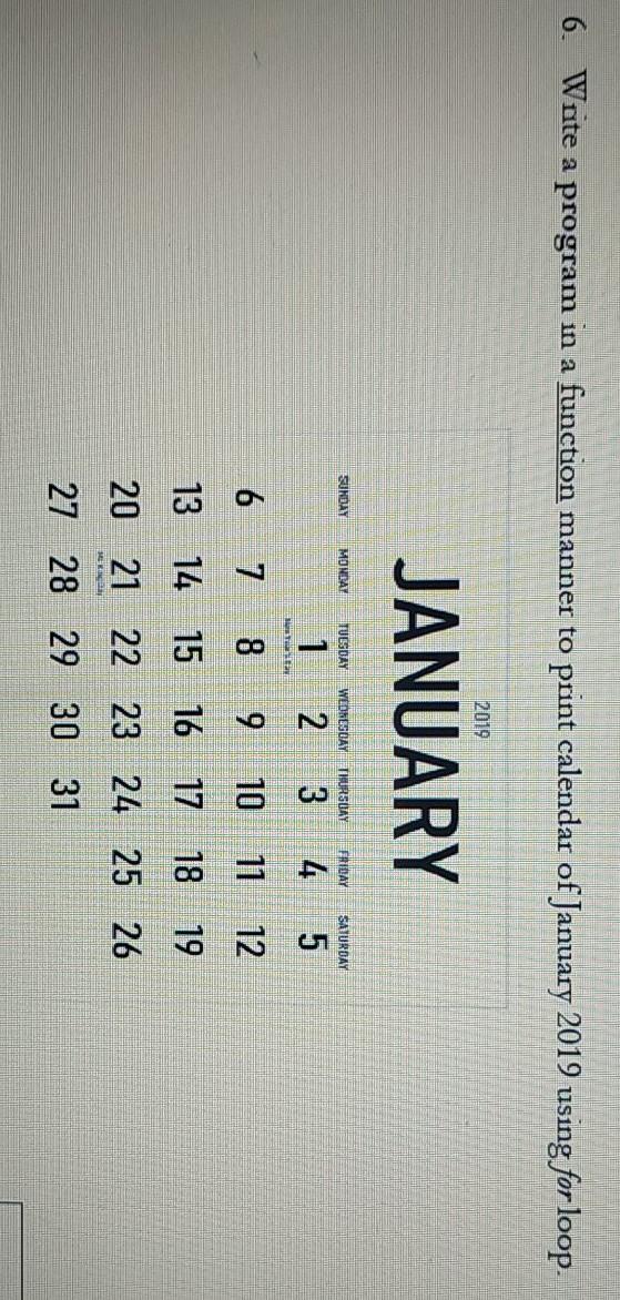  C programming, not c++. its just c 6. Write a program