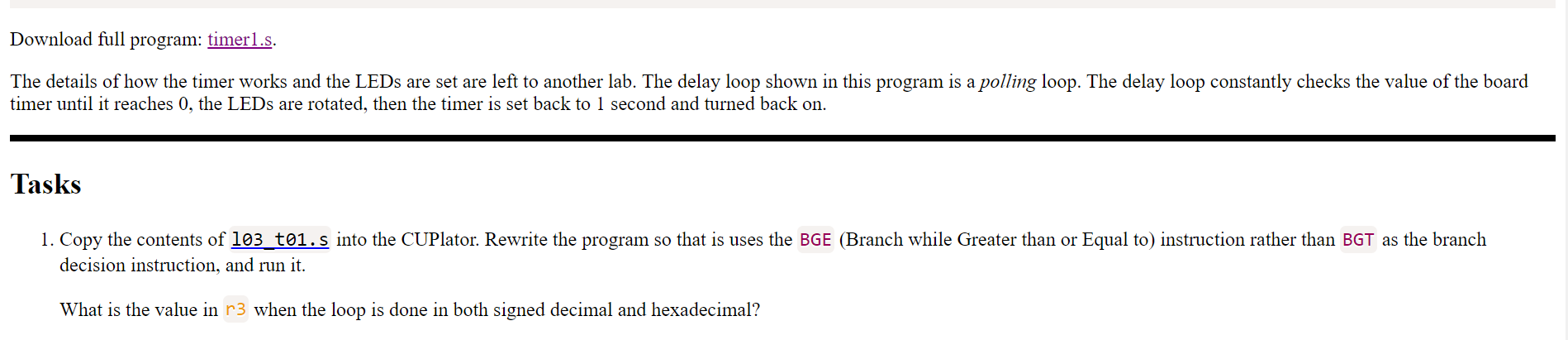 sometimes we wish to pause the program at a particular spot (the