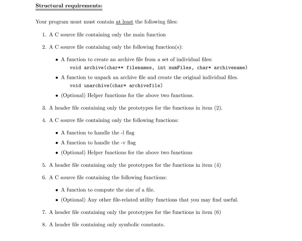 collection of individual files into a single file for storage and portability.