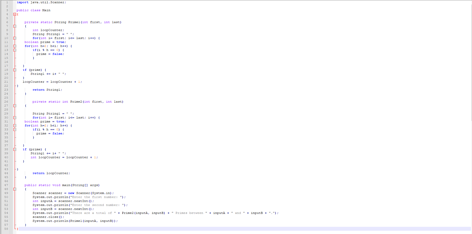 I keep getting an error that "loopCounter" cannot be found, any help