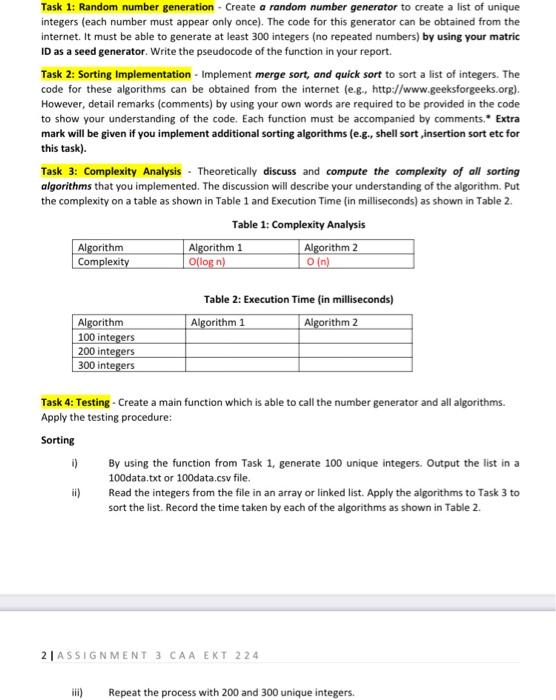  Task 1: Random number generation - Create a random number generator