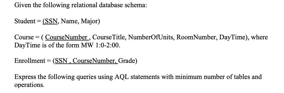  Please try to answer on every question, using FROM SELECT WHERE: