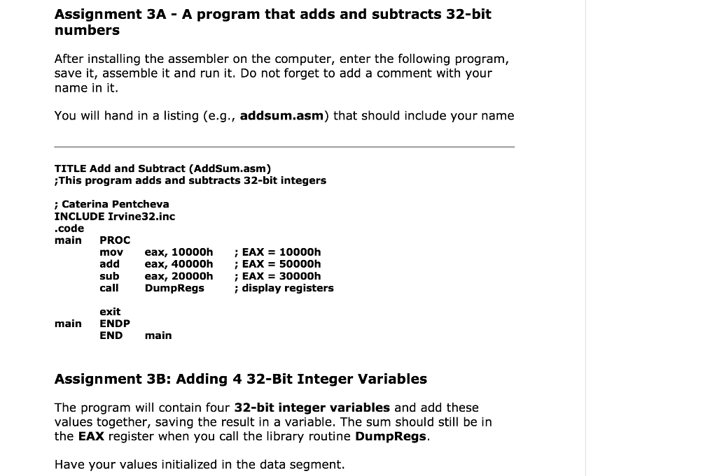 Question 1. a. Declare a 32-bit signed integer variable and initialize it
