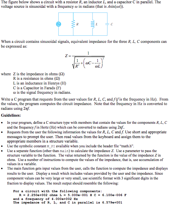 In C programming language, and with the test cases : The figure