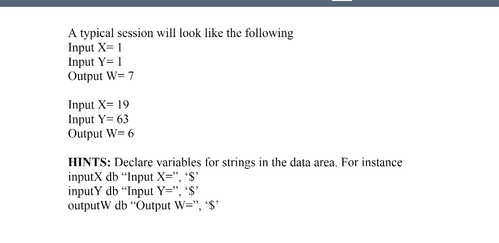 in the program provided Program: Objectives: Students will learn to use Registers