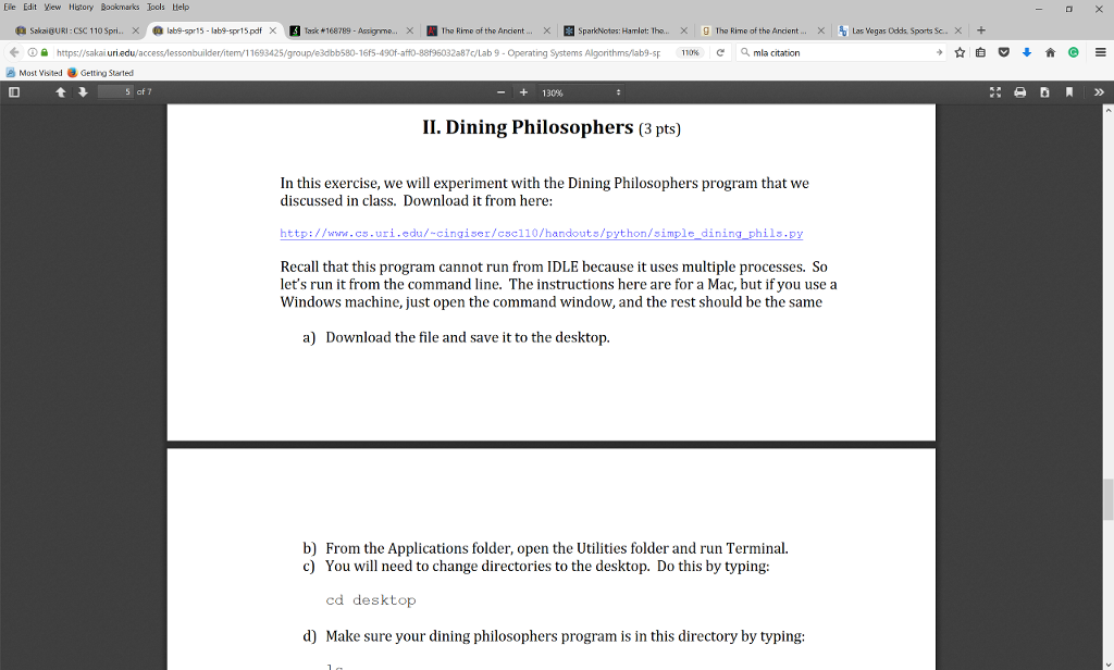 In this exercise you will be modifying the CPU time slicing program