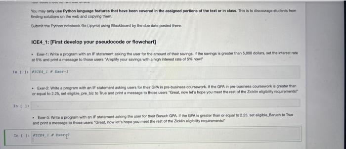 do it using python. do all three please. need it done asap