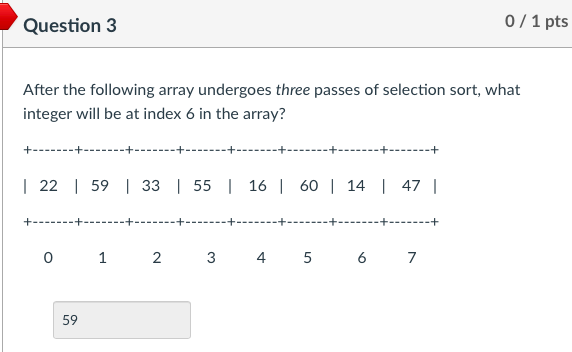 array? (Type your numeric answer in the box below.) |34 48 16