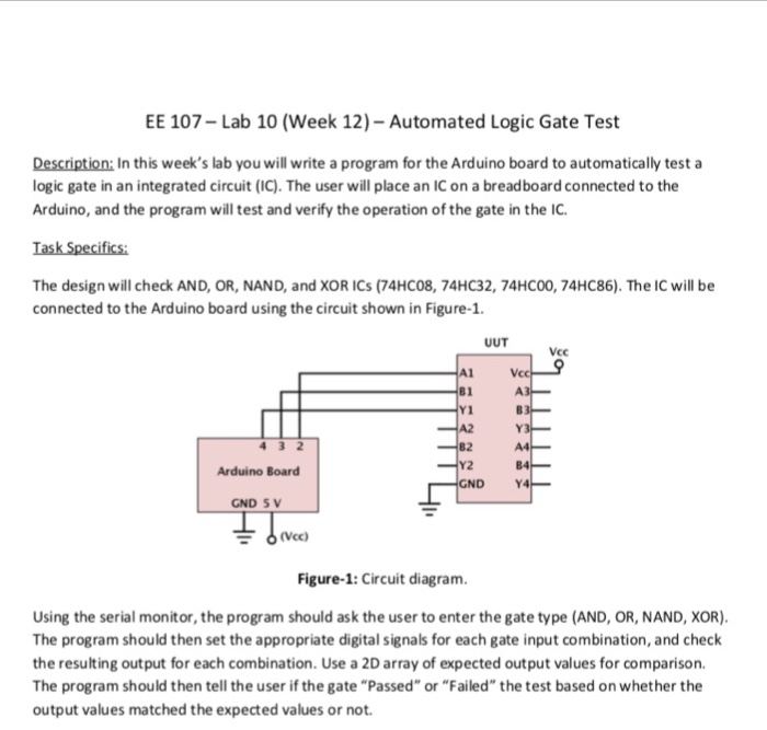  In this week's lab you will write a program for the