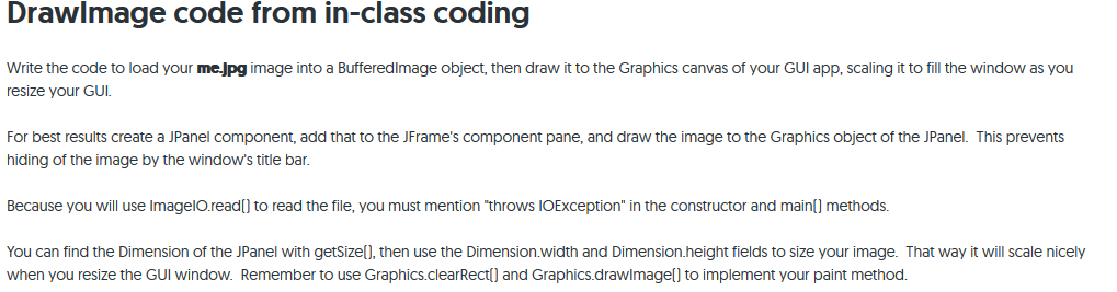 import java.awt.Container; import java.awt.Dimension; import java.awt.Graphics; import java.awt.image.BufferedImage; import java.io.File; import java.io.IOException;