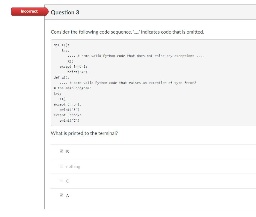 Incorrect Question 3 Consider the following code sequence. indicates code that