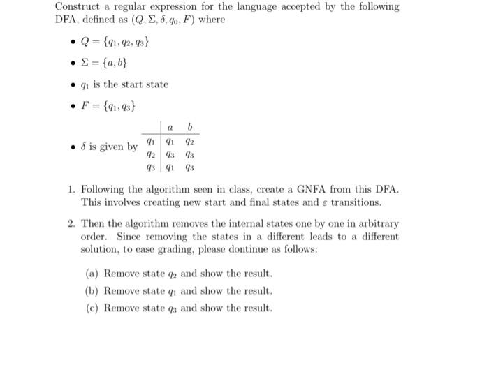  Construct a regular expression for the language accepted by the following
