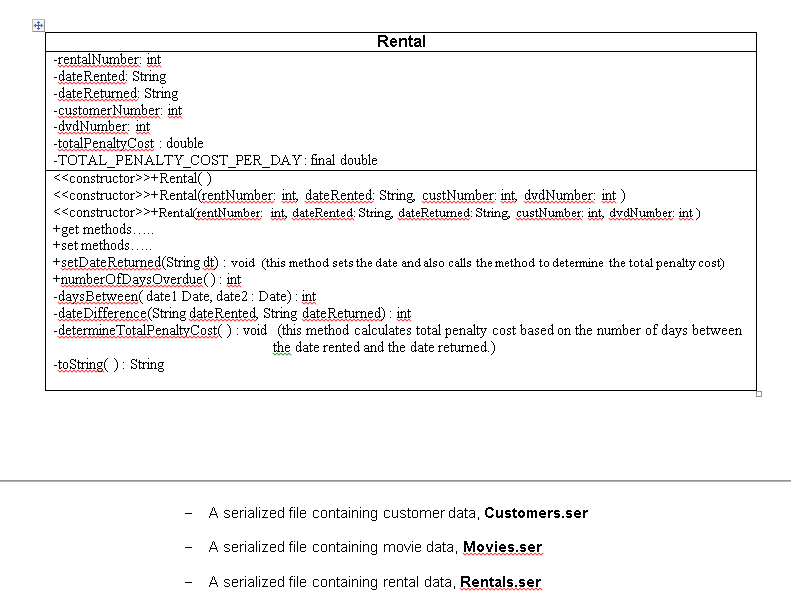 maintains a database for the store The user requests database information and