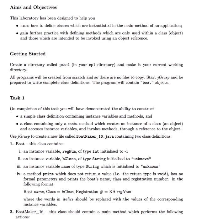  only task2 Aims and Objectives This laboratory has been designed to