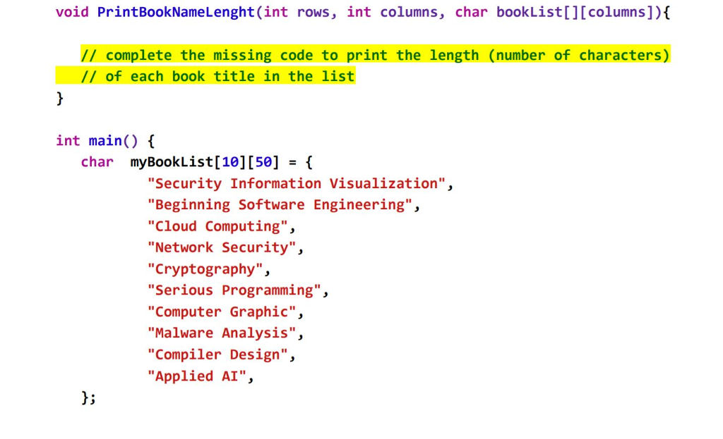 print a list of books titles, sort the list of books based