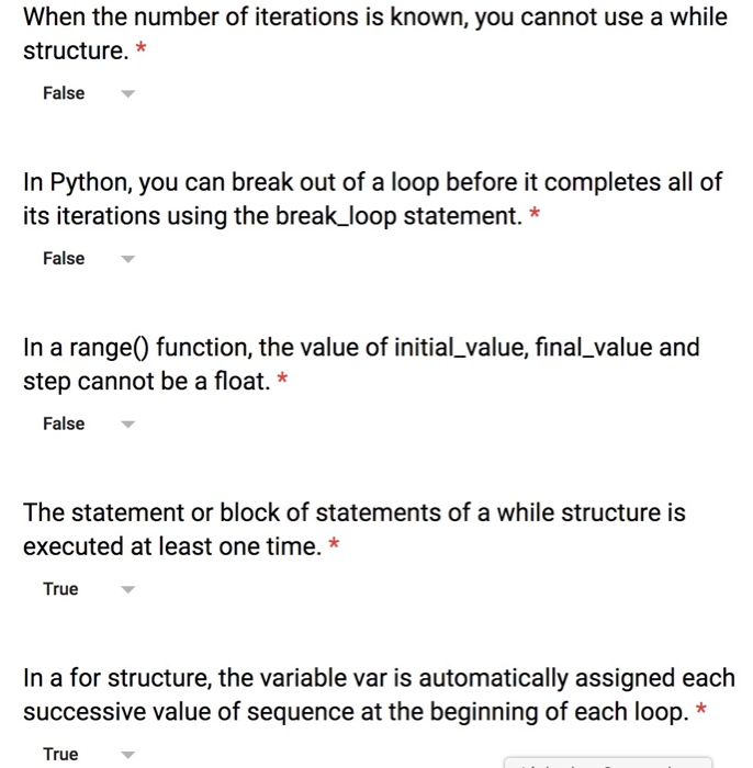 * False On the left side of a value assigment operator two