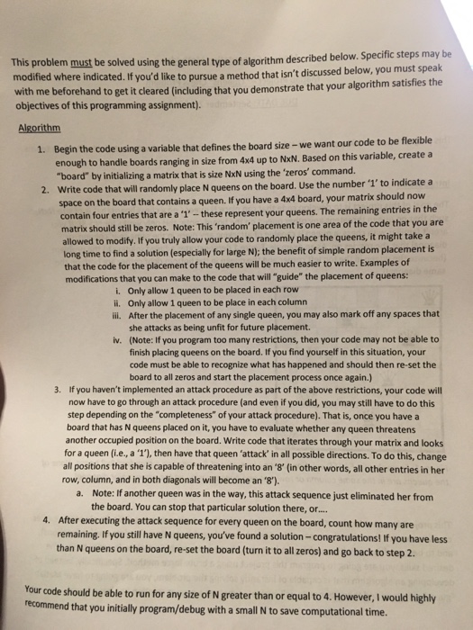  Need help developing a code through matlab that can place N