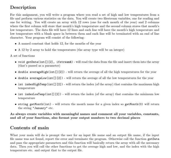  How can I make this code look like the assignment requirements?