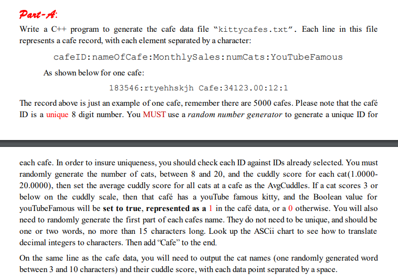 of data. Creating the test data is a crucial part of the